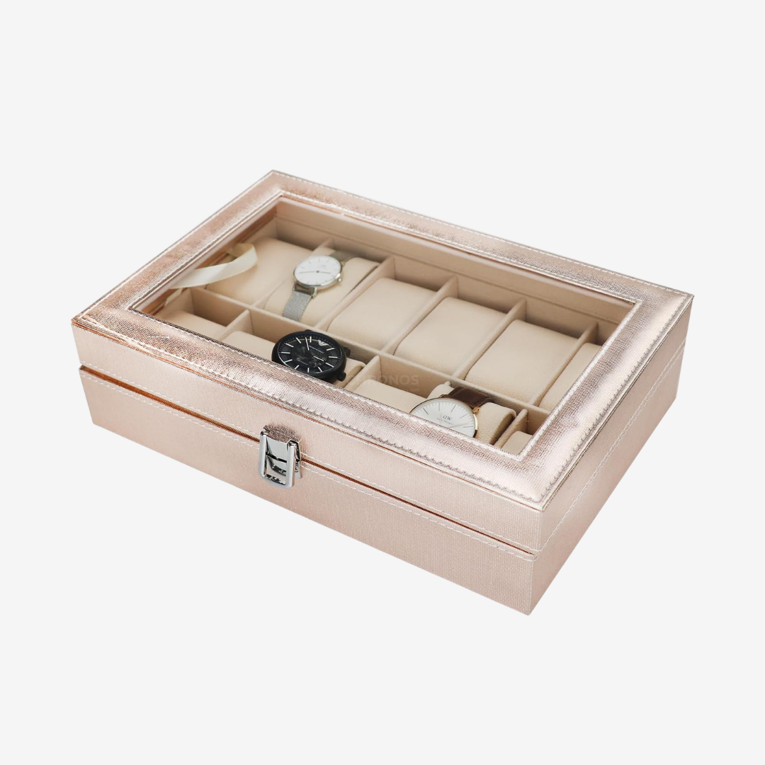 Watch Box – Rosy Reserve 12 Slots - Watch Box