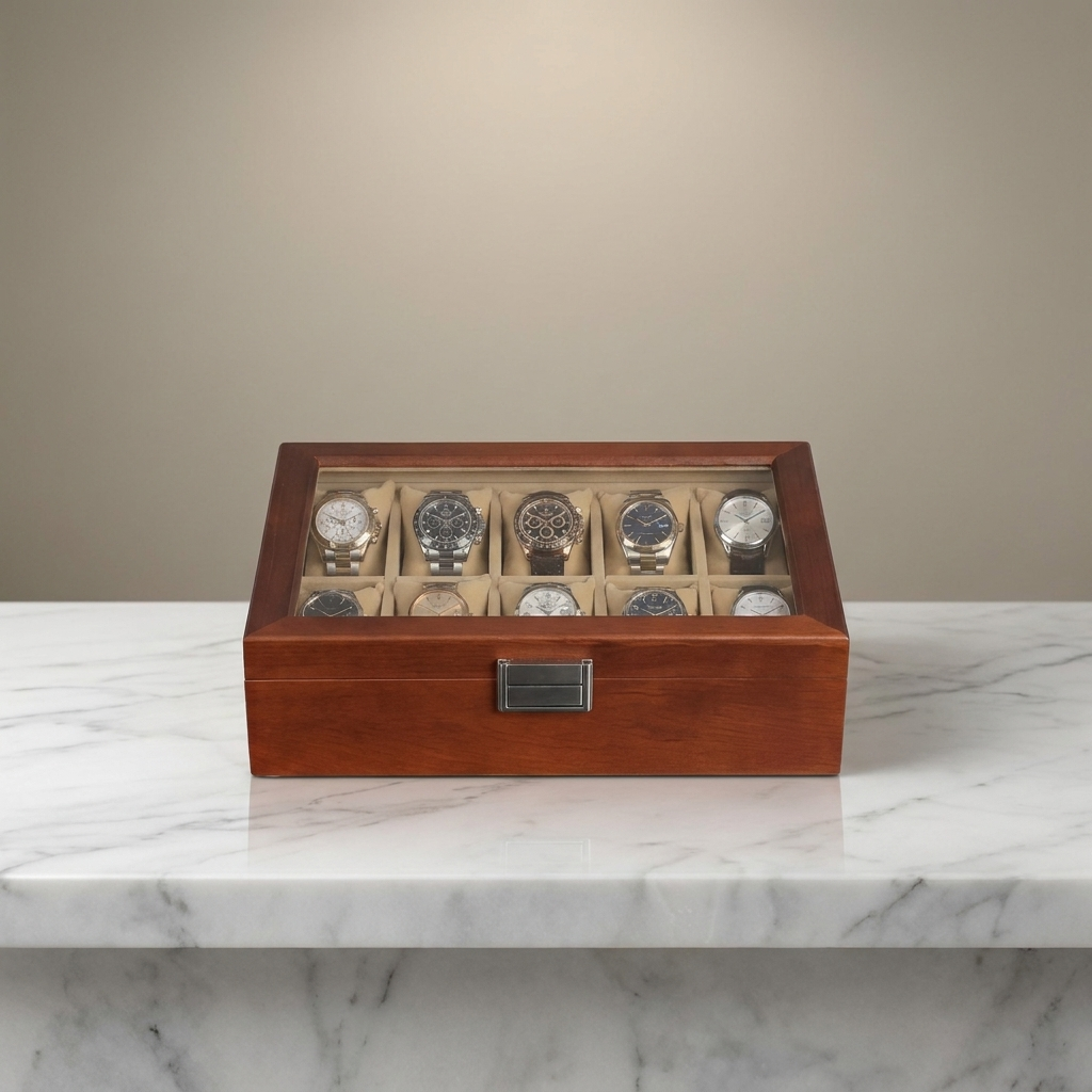 Watch Box – Signature Beige 10 Slots - Watch Box