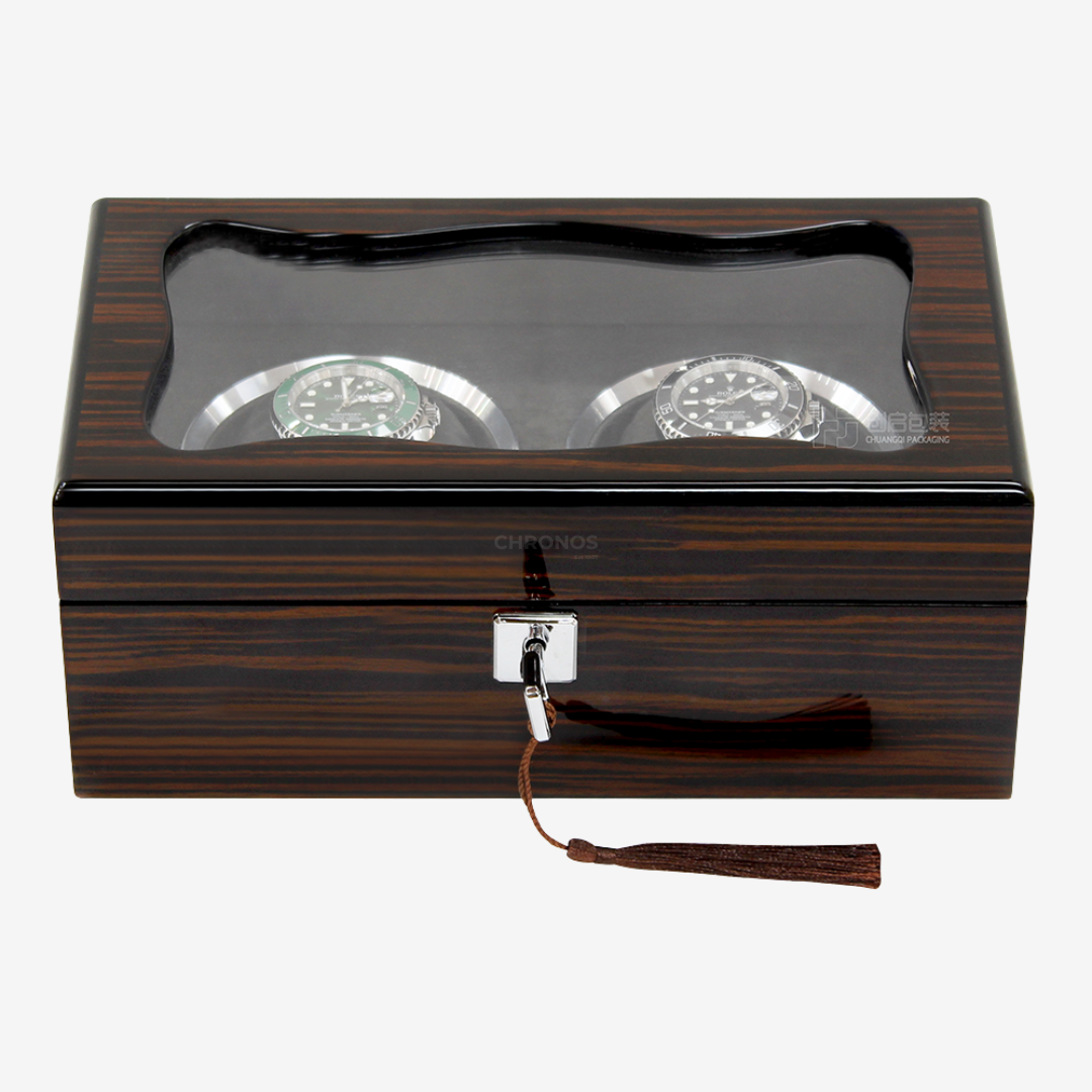 Watch Box – Signature Square 2 Slots - Watch Box