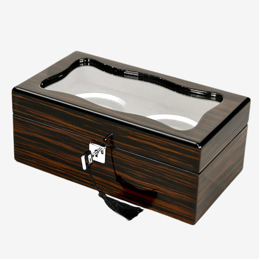 Boîte à montres - Prestigieuse 2 emplacements - Boîte à montres