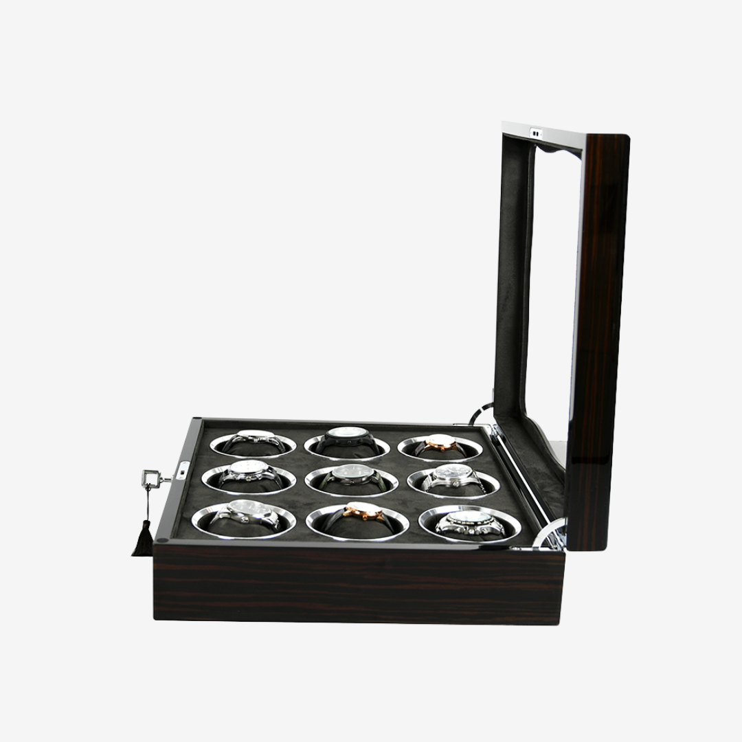 Watch Box – Signature Square 9 Slots - Watch Box