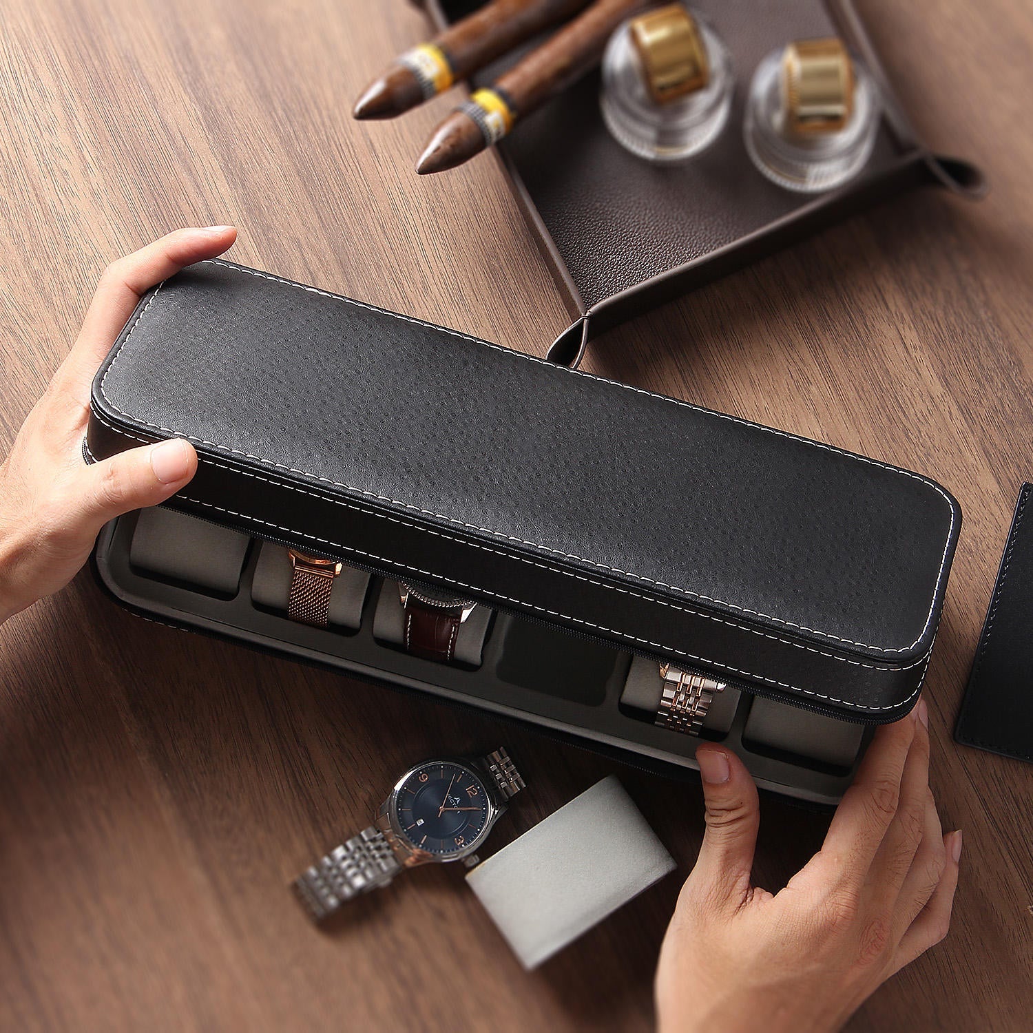Watch Box – Supreme Elegance 6 Slots - Watch Box