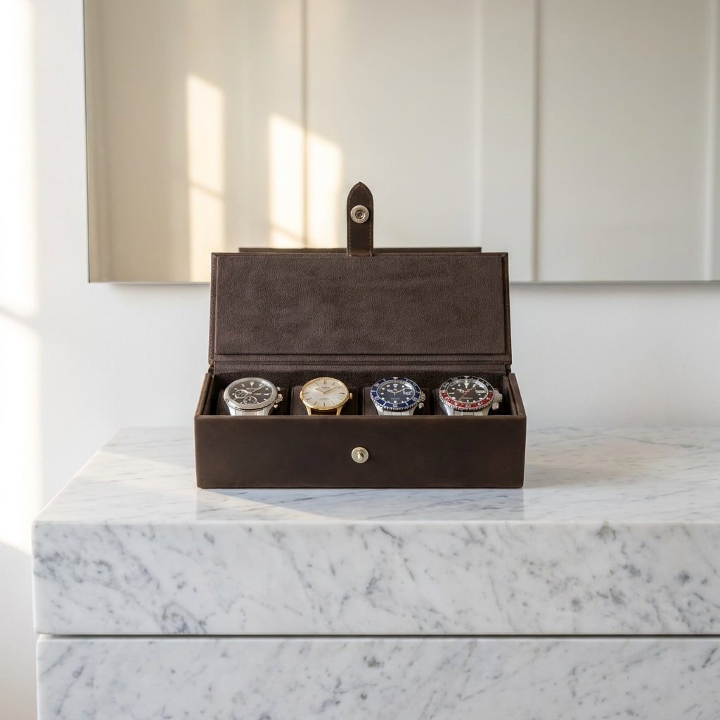 Watch Box – Tanner 4 Slots - Watch Box