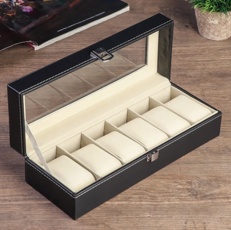 Watch Box - Timeless Leather 6 Slots - Watch Box