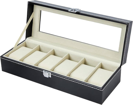 Watch Box - Timeless Leather 6 Slots - Watch Box