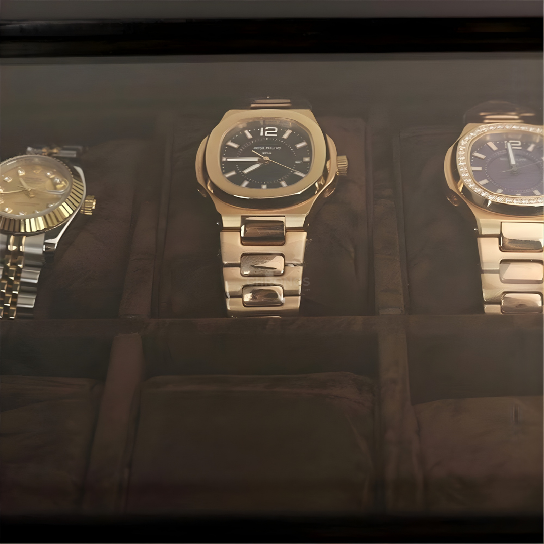 Watch Box – Walnut Eight Box 8 Slots 2 - Watch Box
