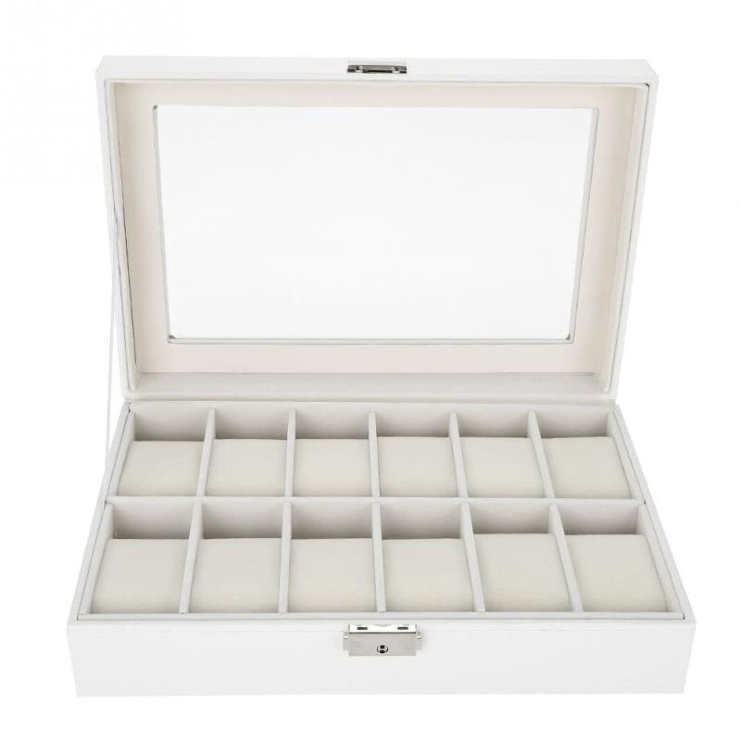 Watch Box - White 12 Slots - Watch Box