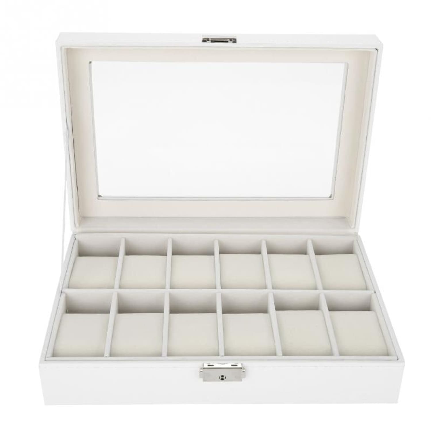Watch Box - White 12 Slots - Watch Box