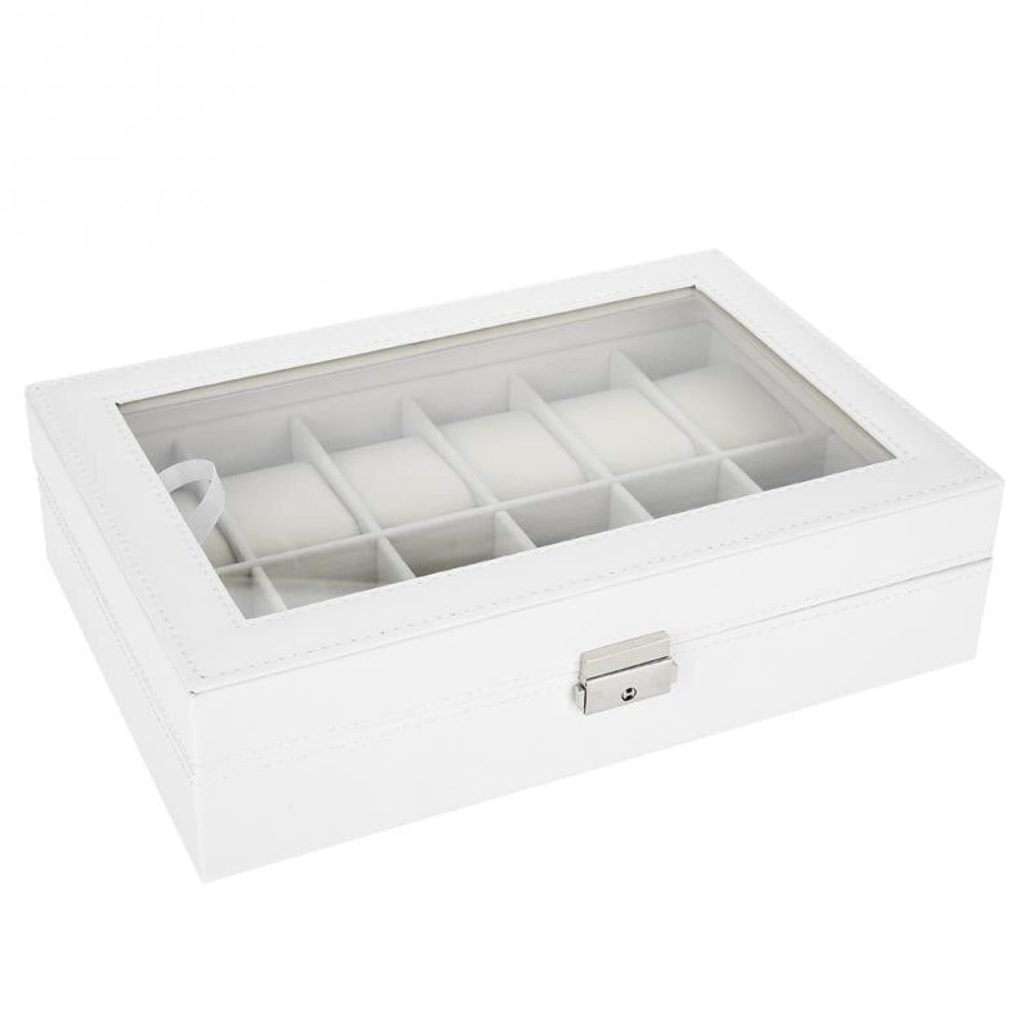 Watch Box - White 12 Slots - Watch Box