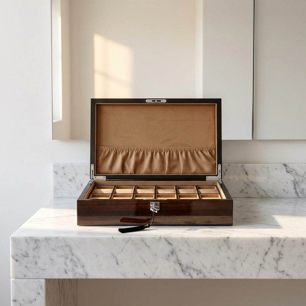 Watch Box – Wood 12 Slots - Watch Box