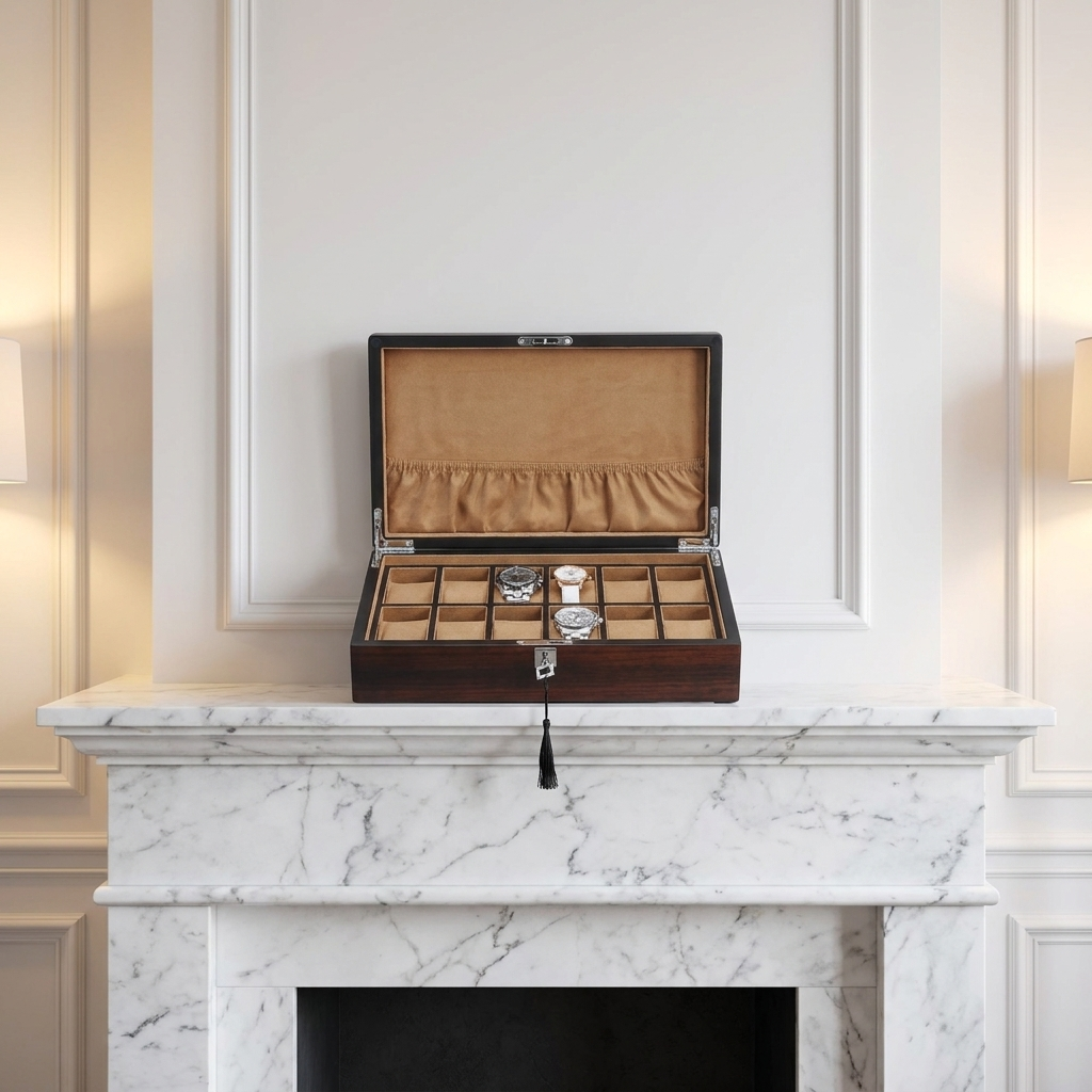Watch Box – Wood 12 Slots - Watch Box