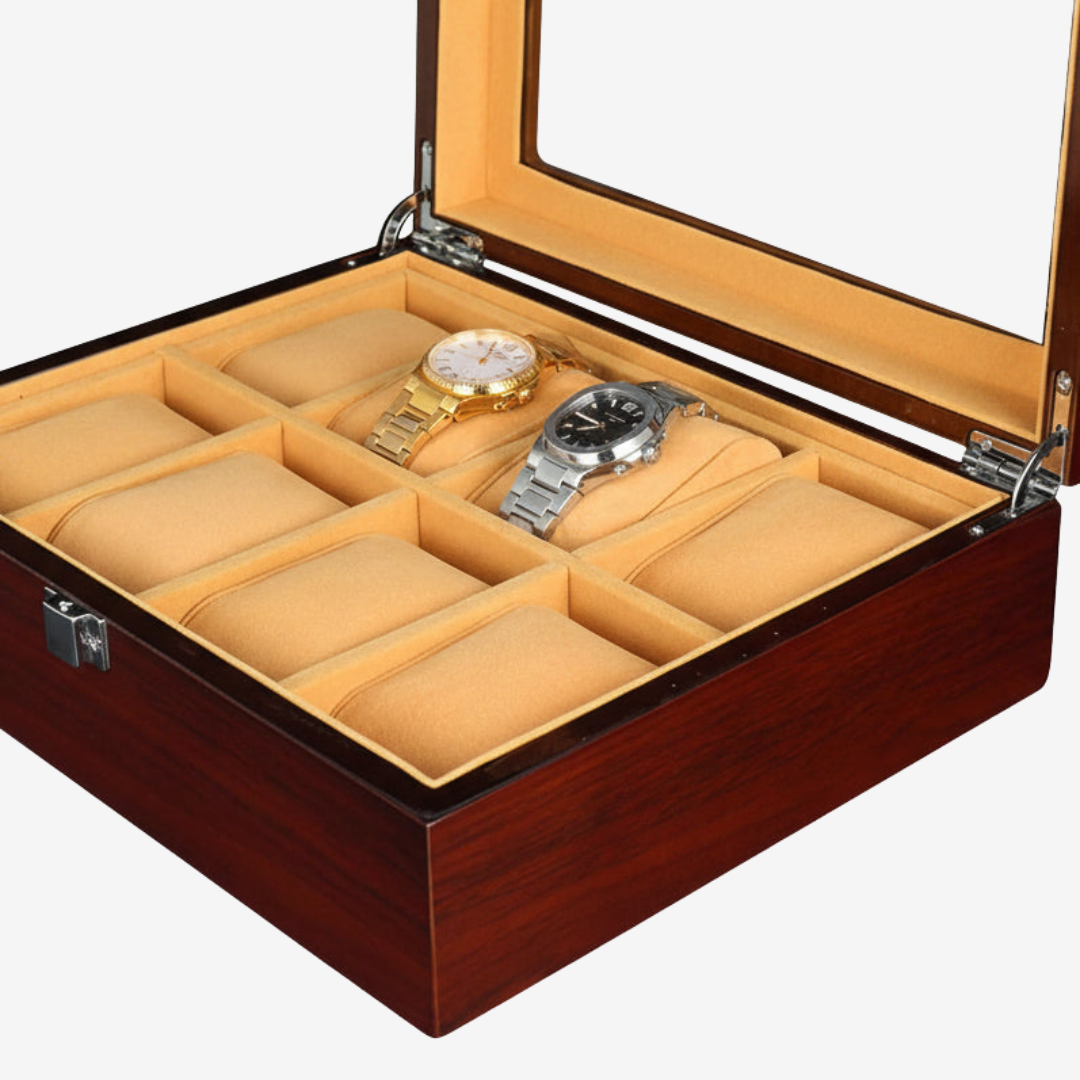 Watch Box – Wood 8 Slots - Watch Box