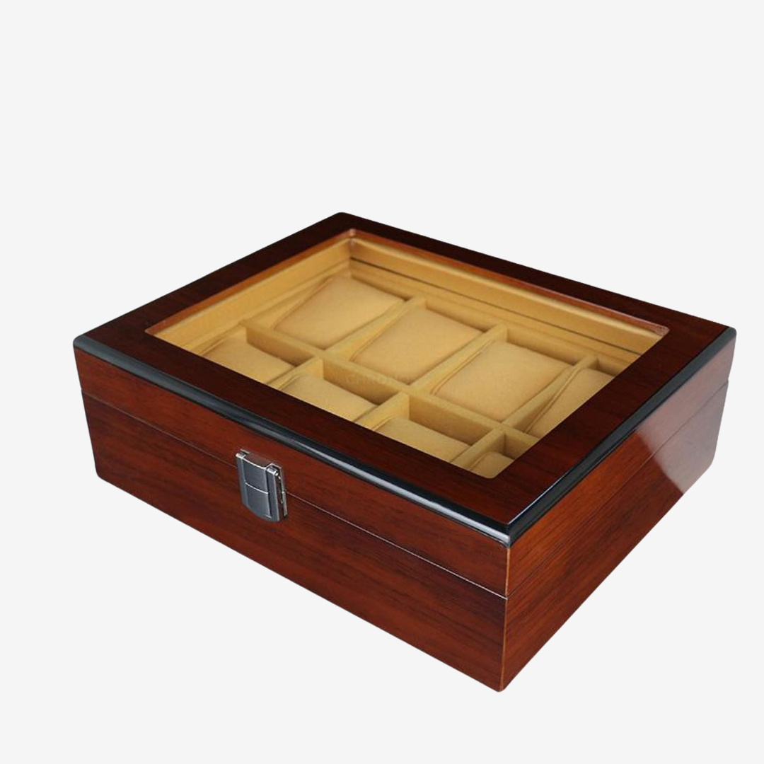 Watch Box - Wood 8 Slots - Watch Box