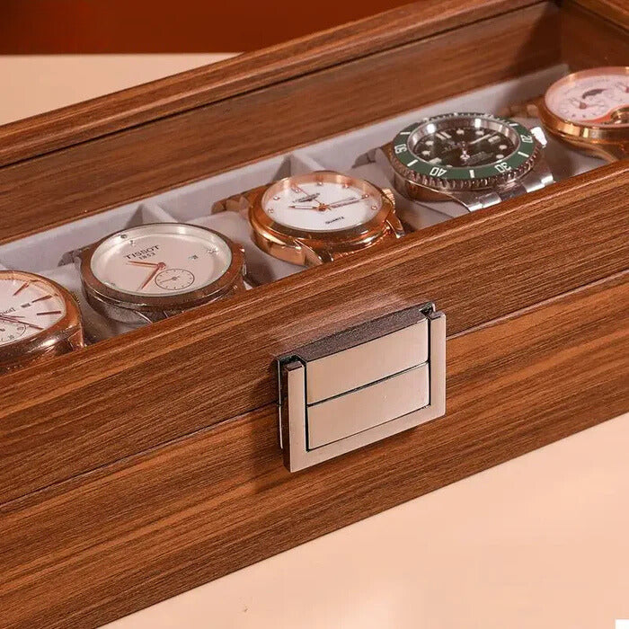 Watch Box - Wood and Transparent - Watch Box
