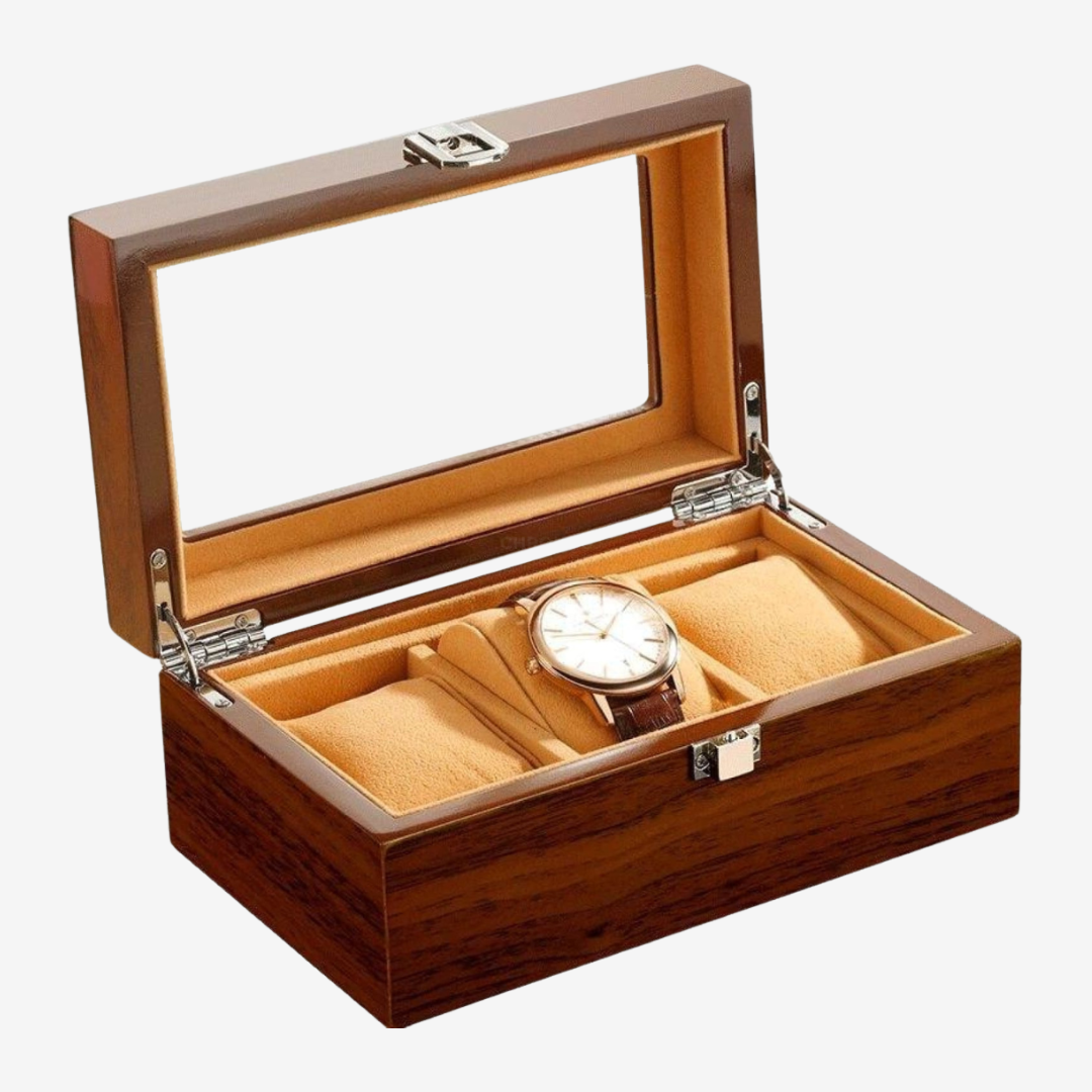 Watch Box - Wood Brown - Watch Box
