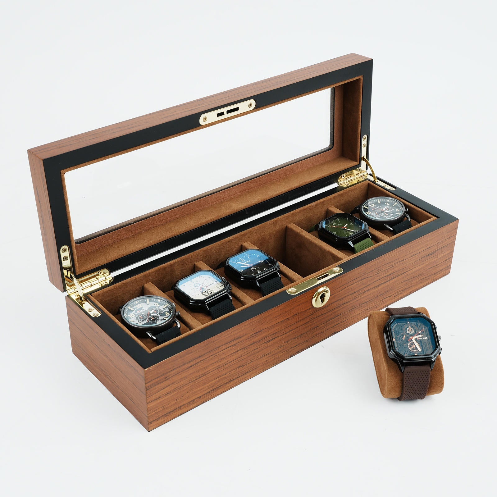 Watch Box – Wooden Chest 6 Slots - Watch Box