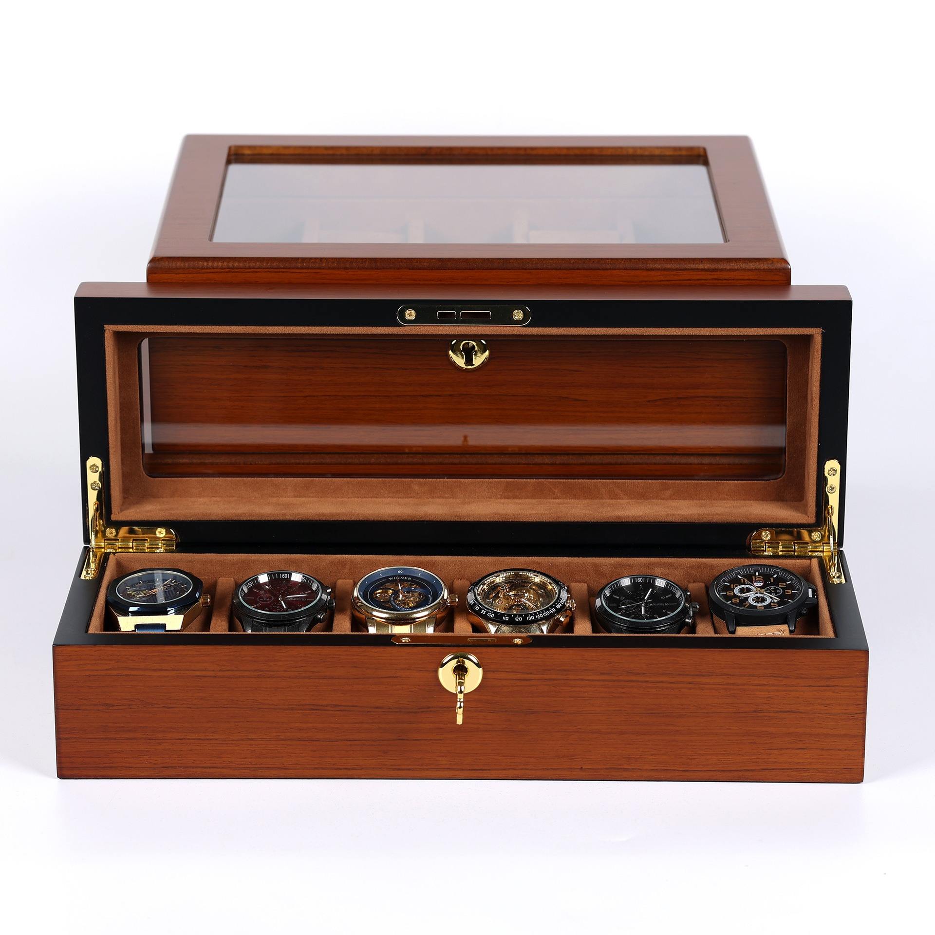 Watch Box – Wooden Chest 6 Slots - Watch Box
