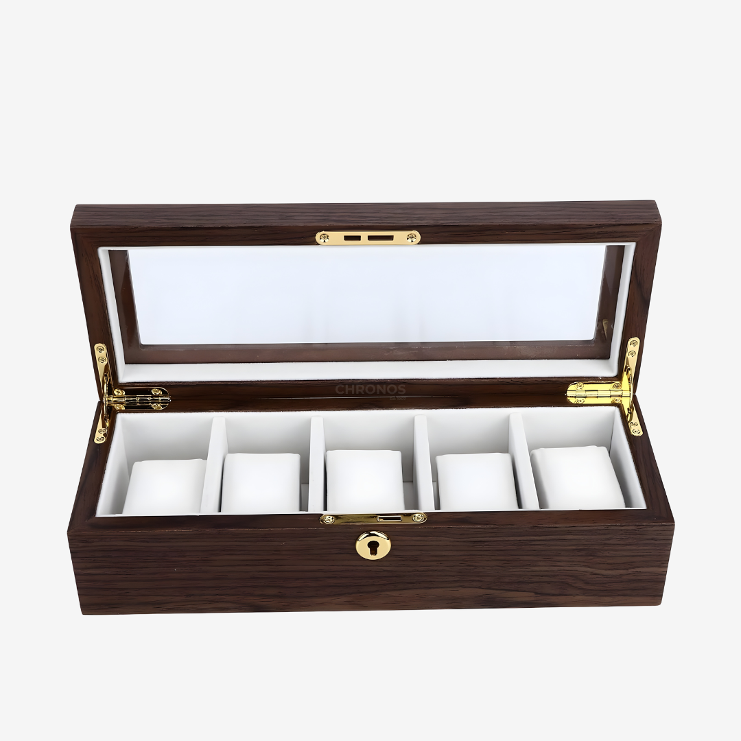 Watch Box – WoodTime Box 5 Slots - Watch Box