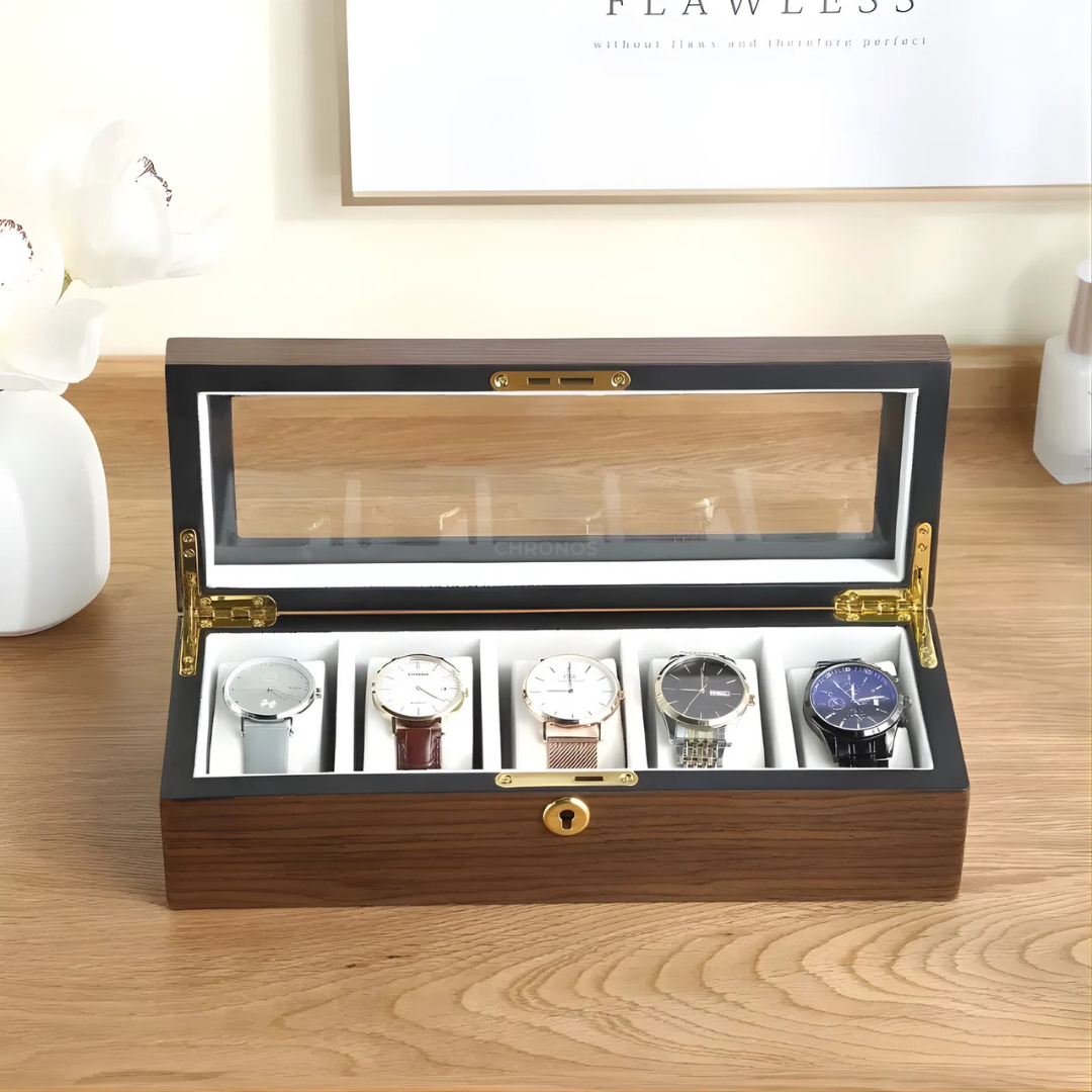 Watch Box – WoodTime Box 5 Slots - Watch Box
