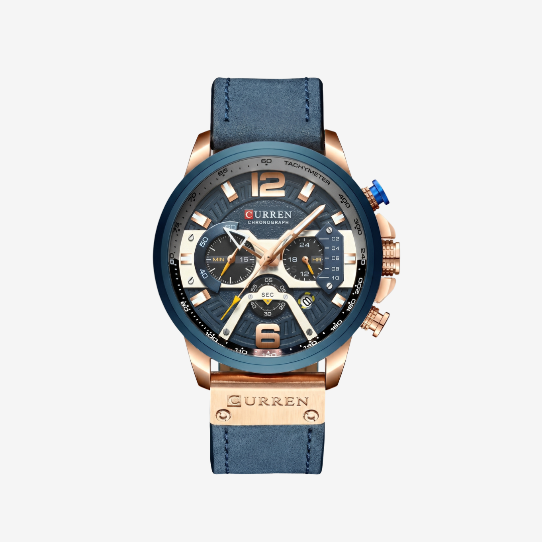 Watch – Brescia – 48mm - Blue / Rose Gold - Watch