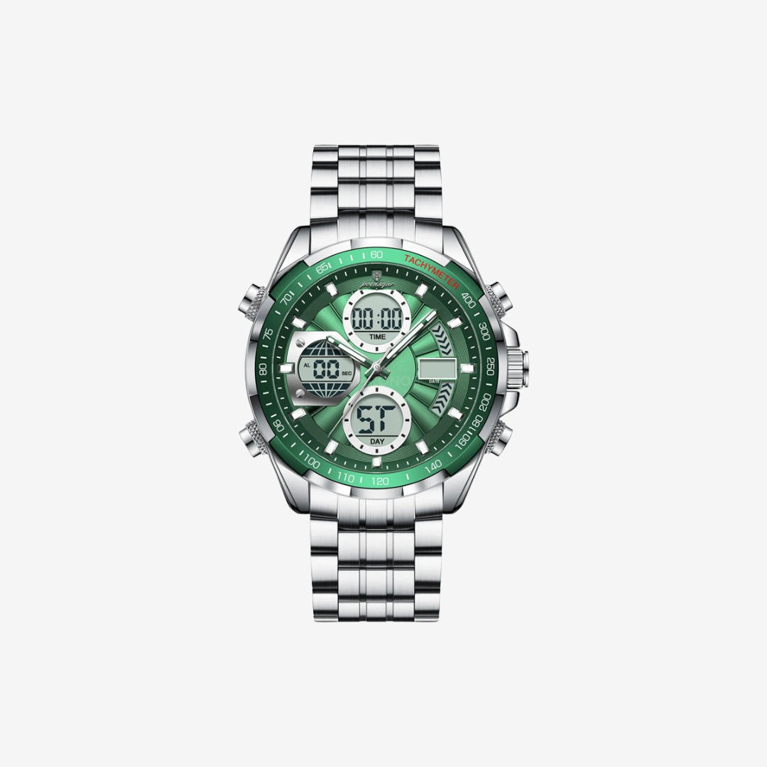 Watch – Capri – 46mm - Silver Green - Steel - Watch