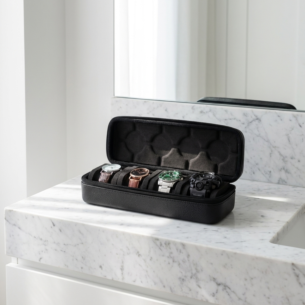 Watch Case – 4 Slots - Watch Case