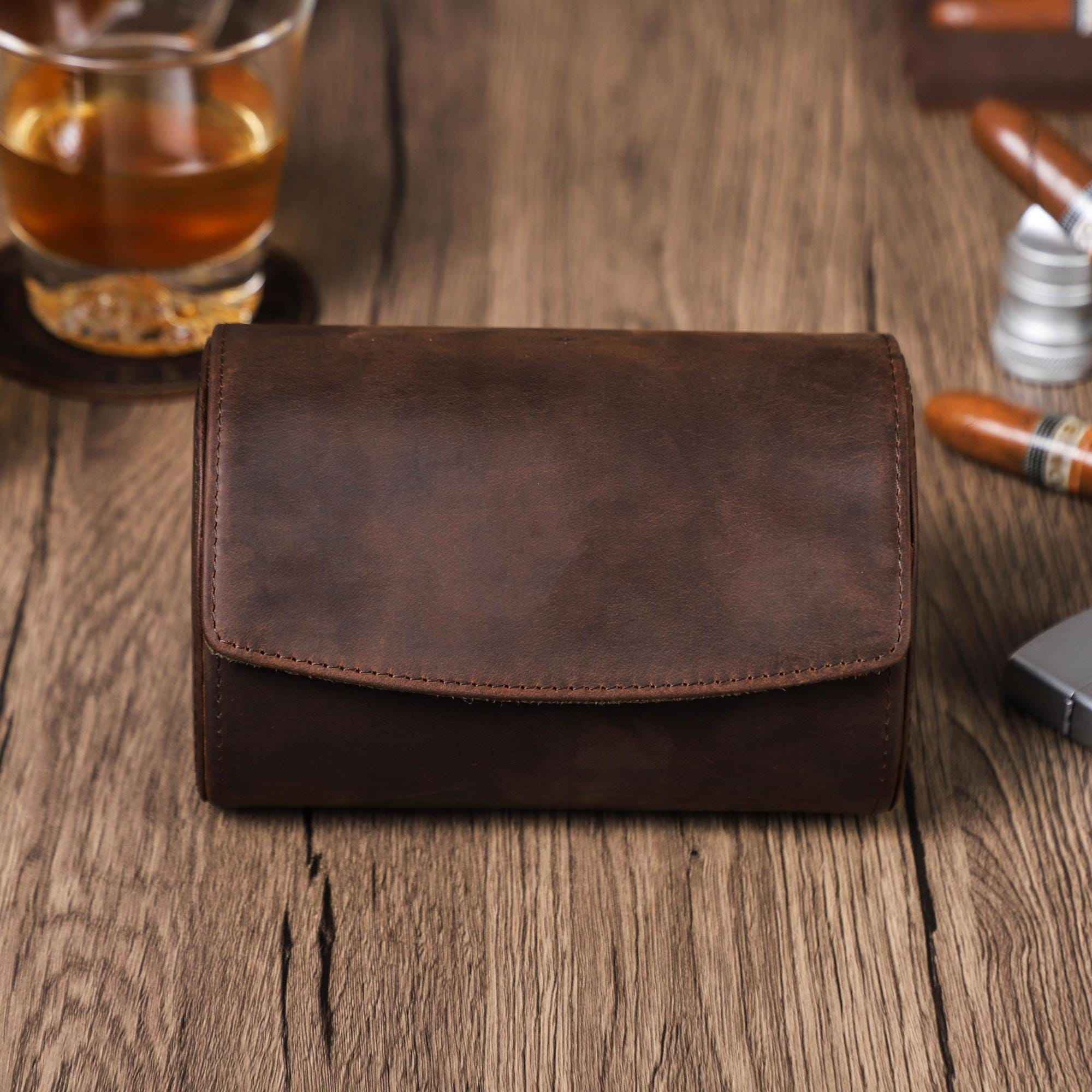 Watch Case – Classic Grain 2 Slots - Watch Case