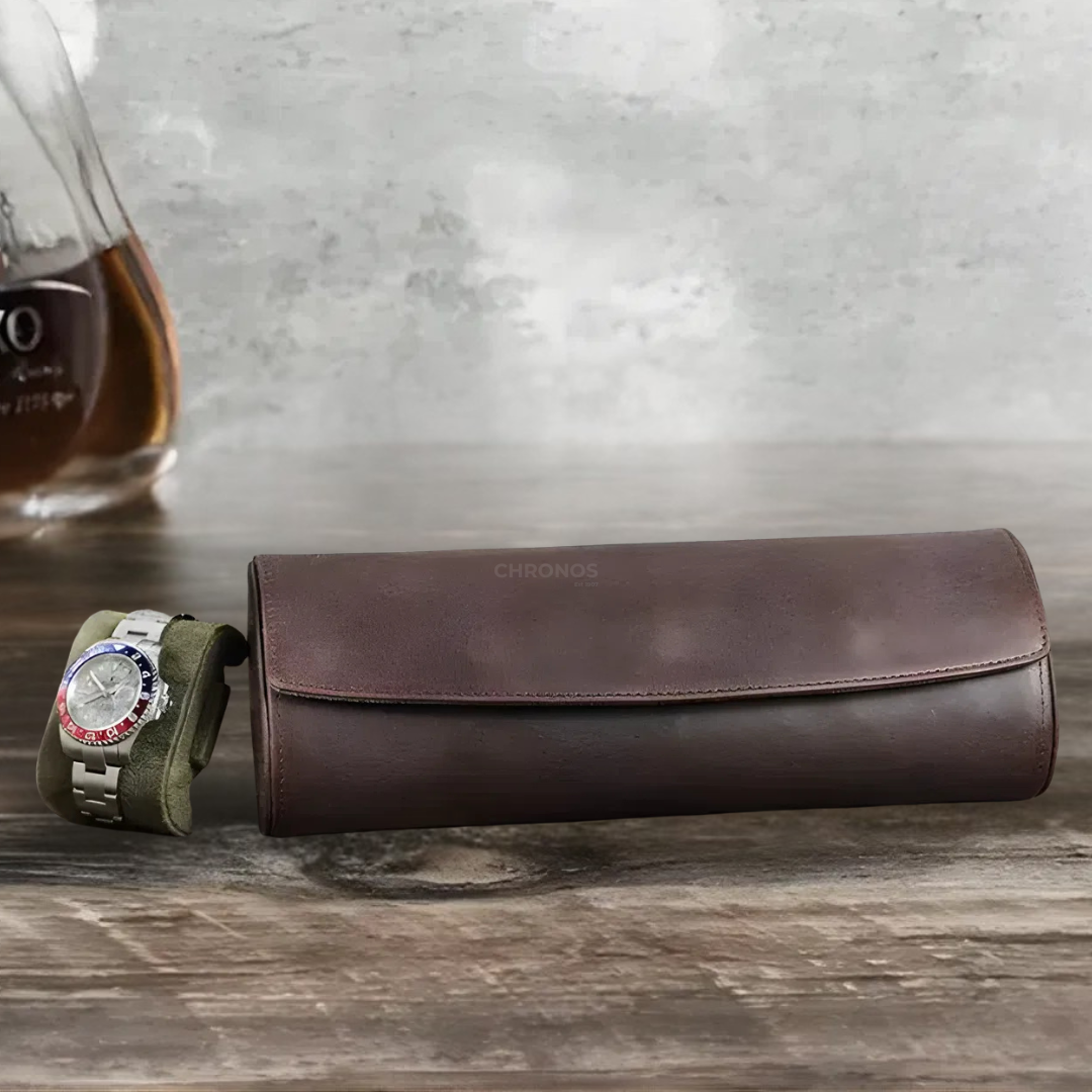 Watch Case – Classic Grain 4 Slots - Watch Case