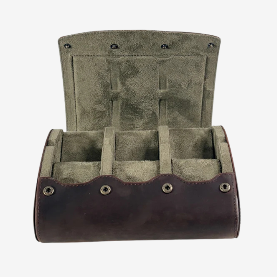 Watch Case – Classic Grain 6 Slots - Watch Case