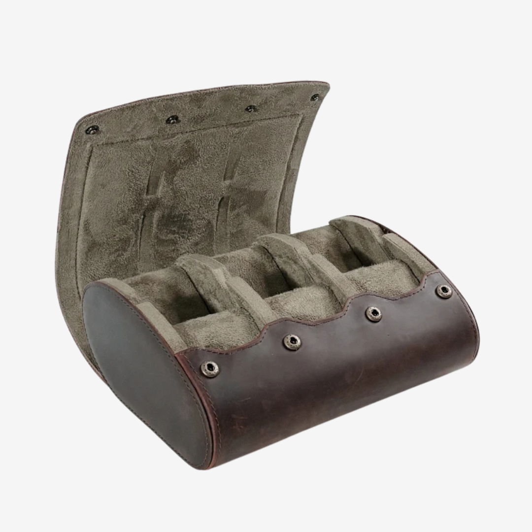 Watch Case – Classic Grain 6 Slots - Watch Case
