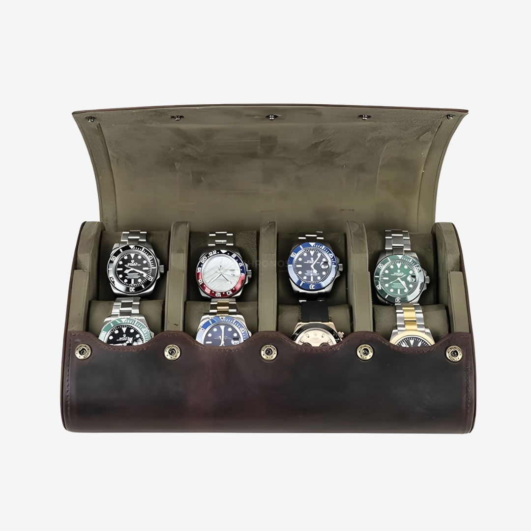 Watch Case – Classic Grain 8 Slots - Watch Case