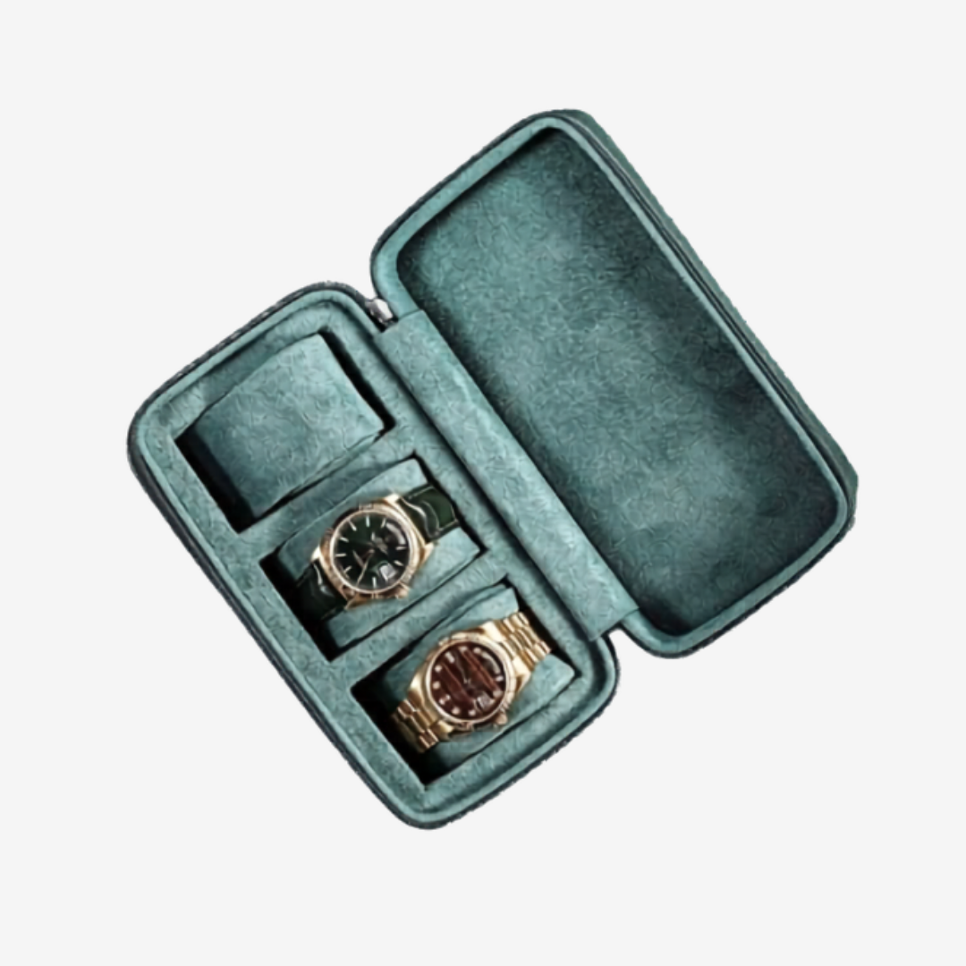 Watch Case – Heritage Signature - Teal Green - Watch Case