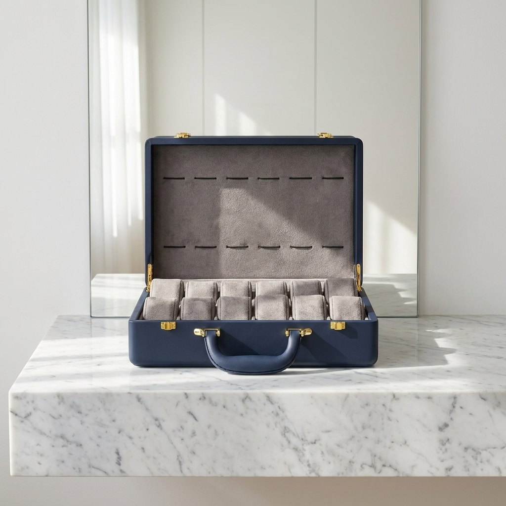 Watch Case – Travel Case 12 Slots - Watch Case