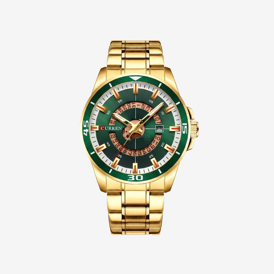 Watch – Cesena – 42mm - Gold / Green - Watch