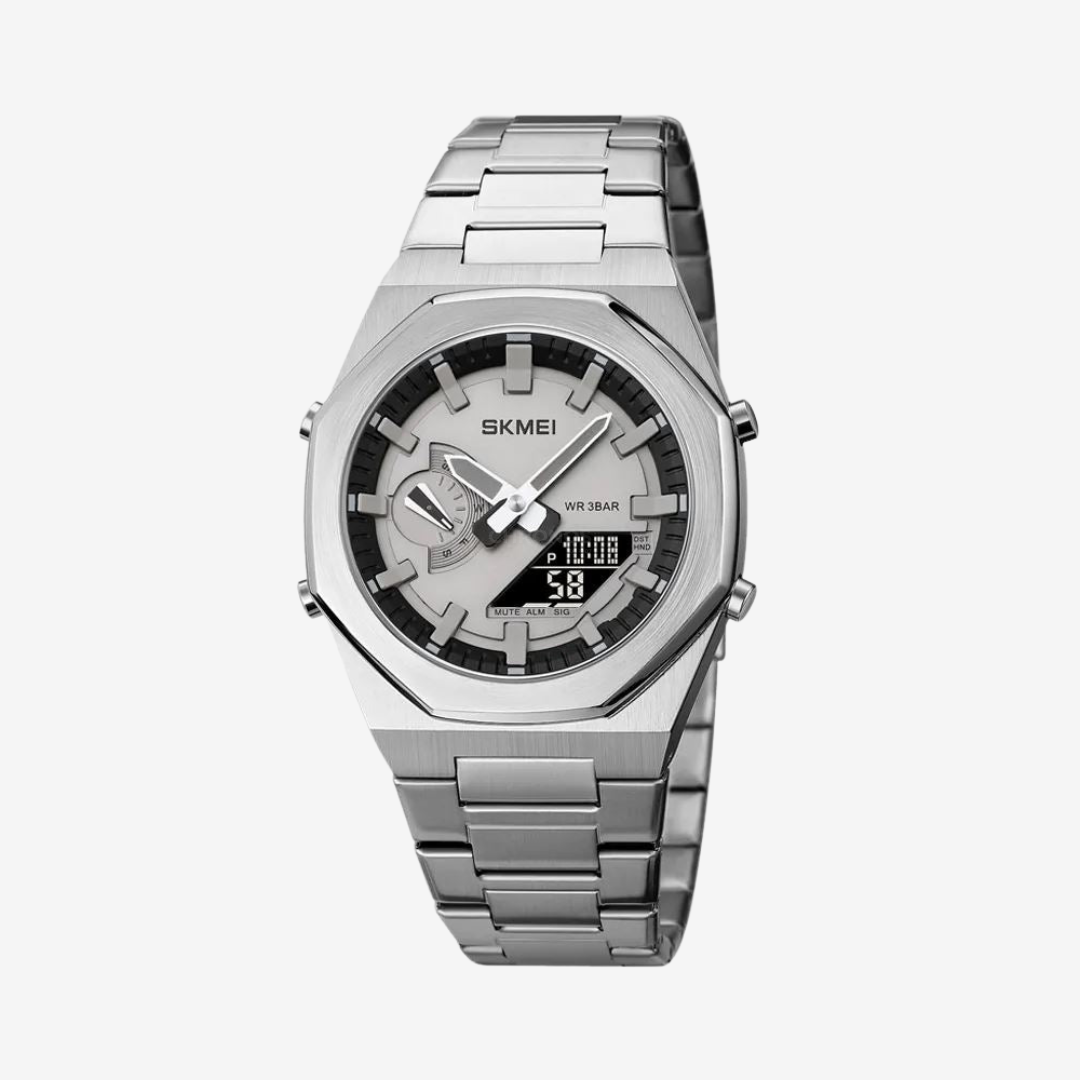 Watch – Crotone – 42mm - Silver Black - Watch