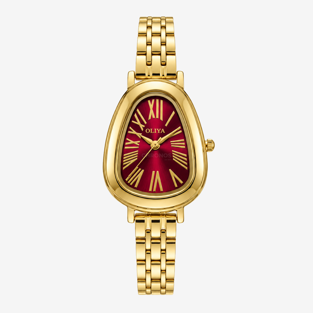 Watch – Edda – 32mm - Red / Gold - Watch