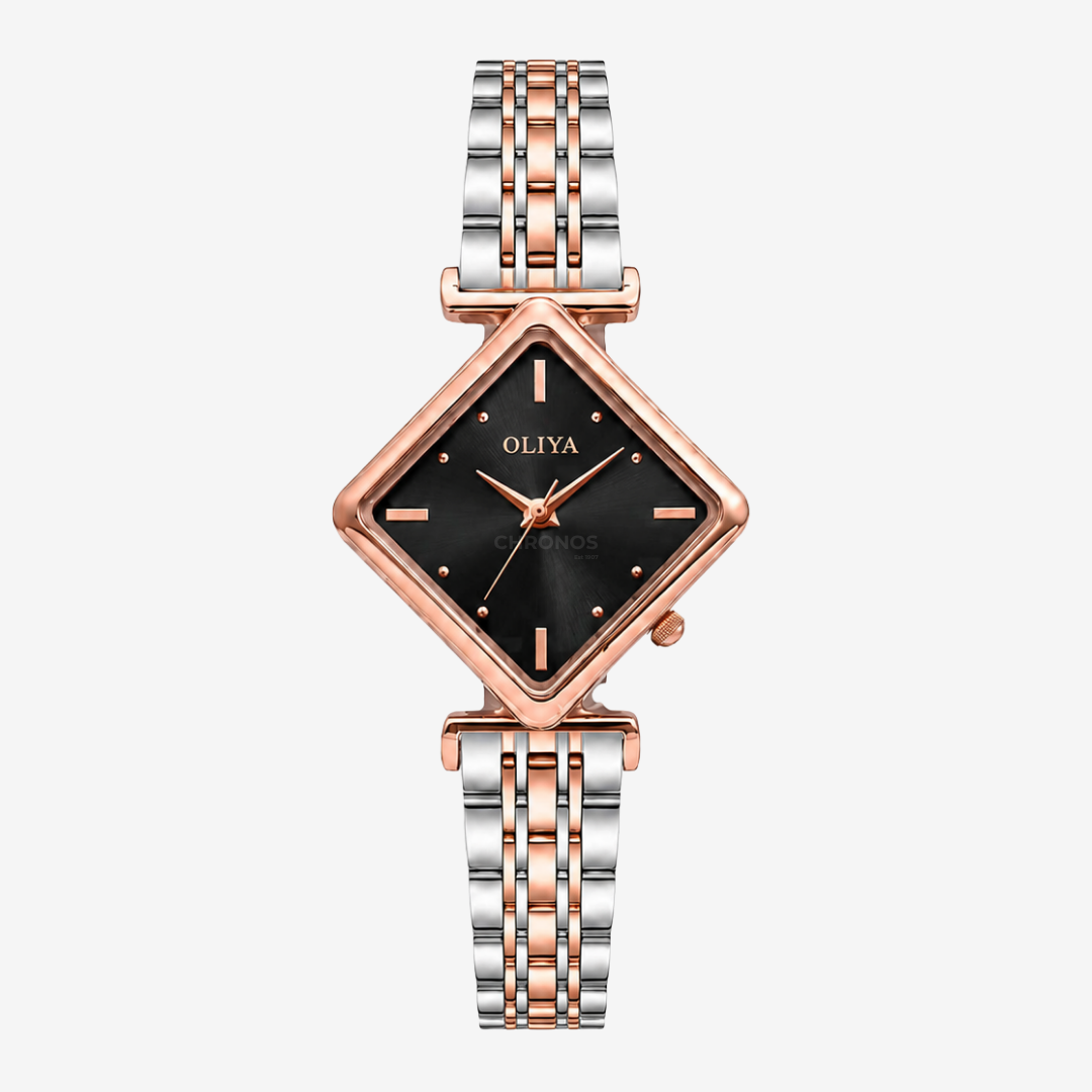 Watch – Erica – 32mm - Black / Rose Gold Two Tone - Watch