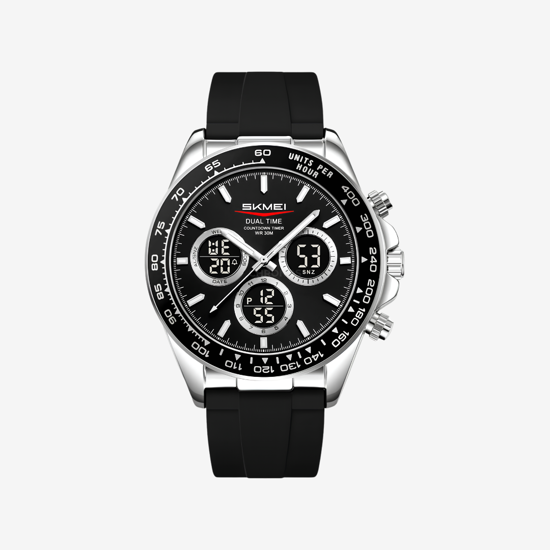 Watch – Iseo – 42mm - Black Silver - Watch