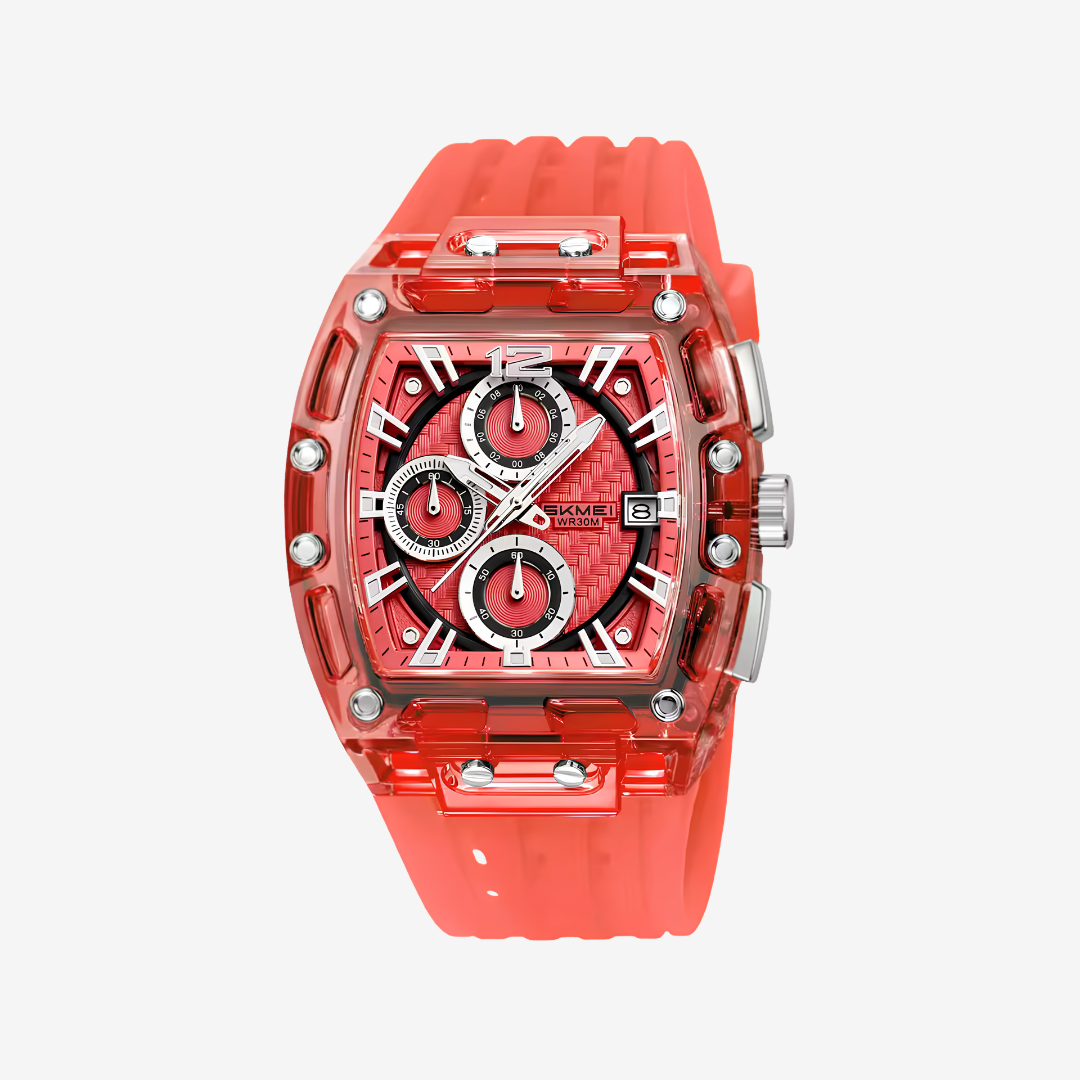 Watch – Lecco – 42mm - Red - Watch