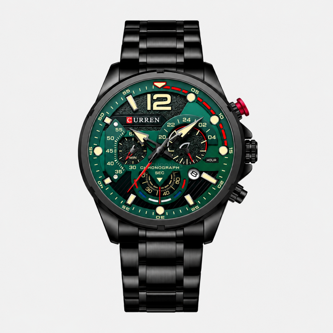 Watch – Lucca – 42mm - Green Black - Watch