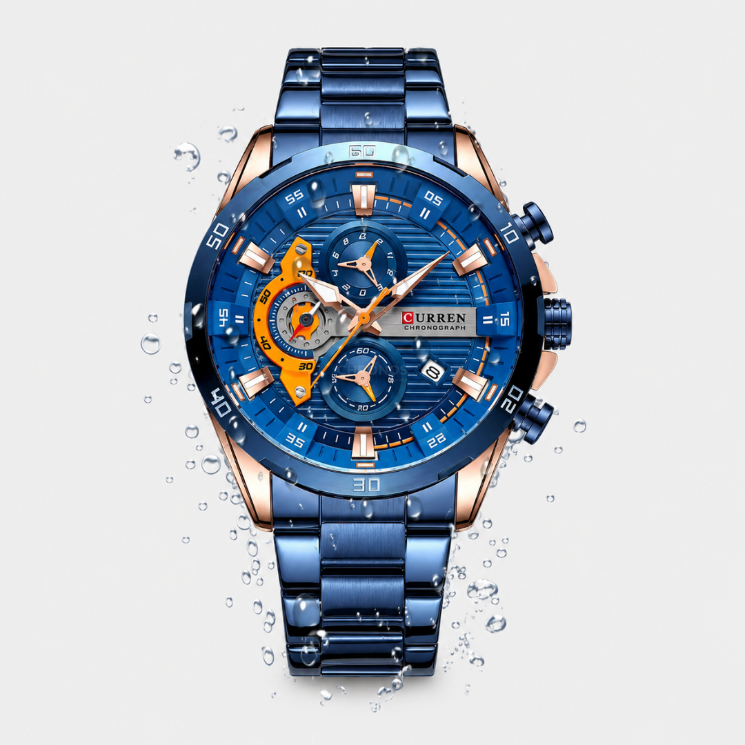 Watch – Monza – 47mm - Blue Rose Gold - Watch