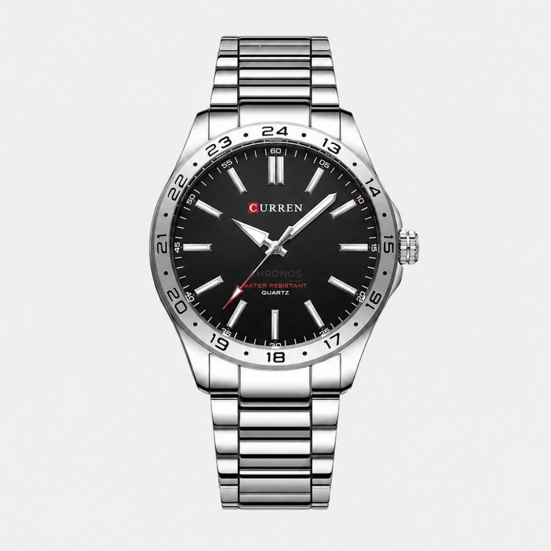 Watch – Piacenza – 43mm - Black / Silver - Watch