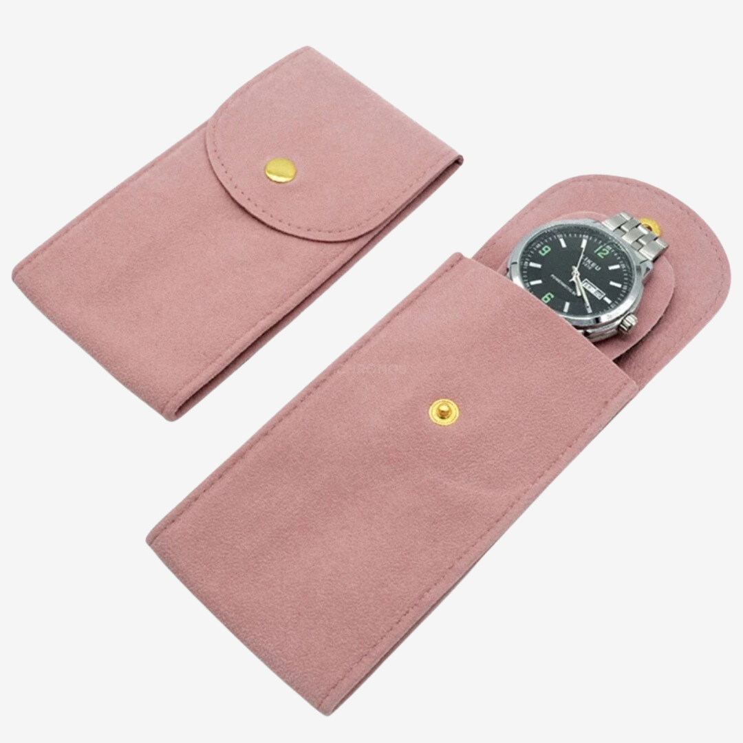 Boîte à montre en flanelle