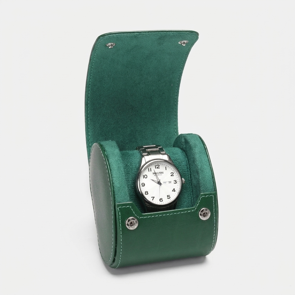 Watch Roll – Capri Solo 1 Slot - Green - Watch Roll