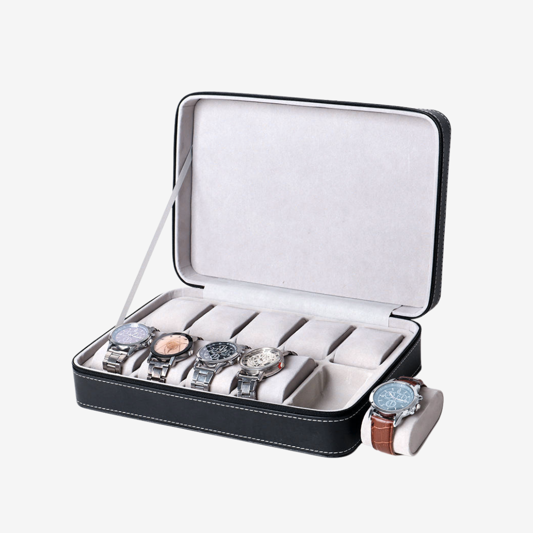 Watch Roll – Cognac Classic 12 Slots - Watch Box