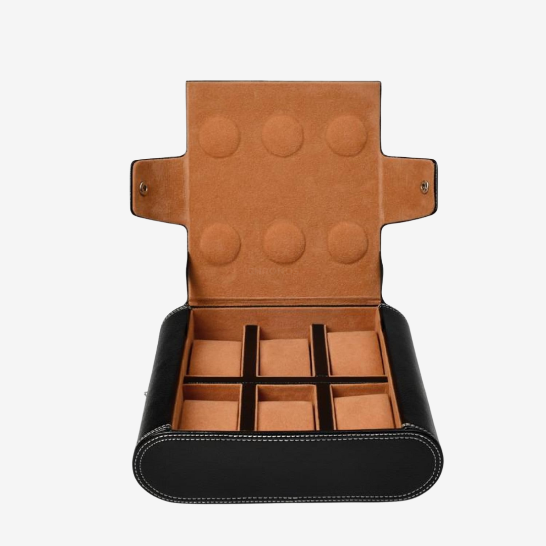 Watch Case - 6 Slots - Watch Box
