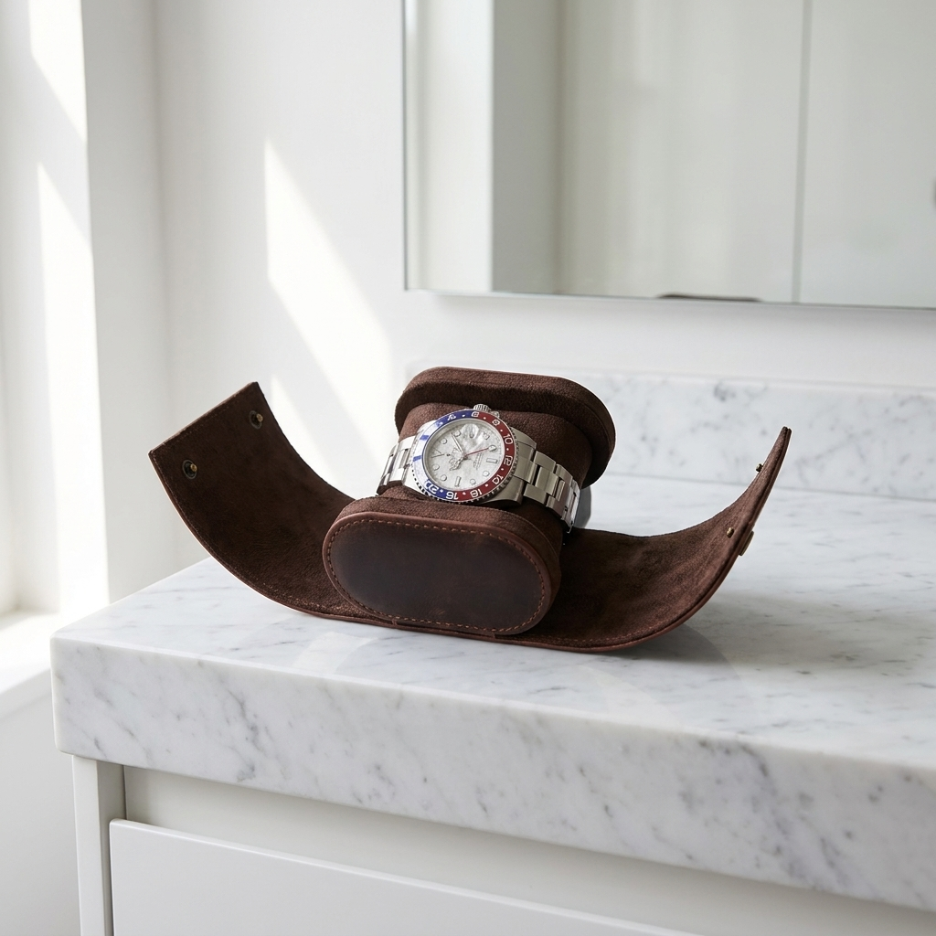 Watch Roll – Leather 1 Slot - Watch Roll