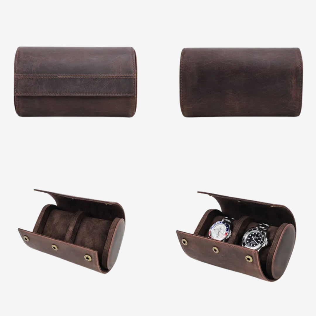 Watch Roll - Leather 2 Slots