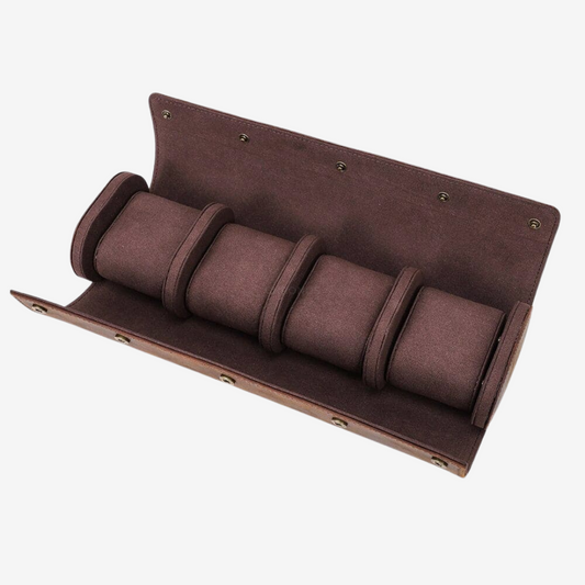 Watch Roll - Leather 4 Slots