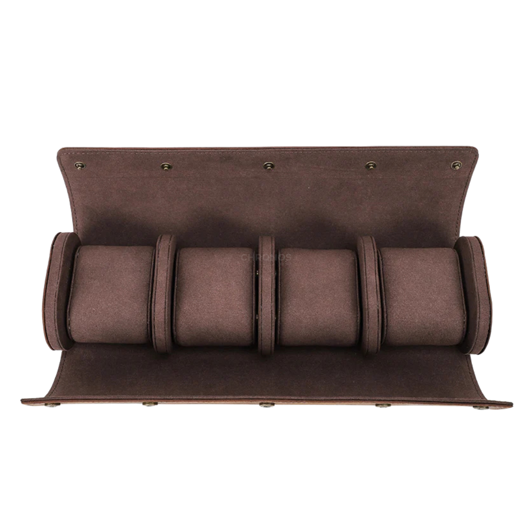 Watch Roll – Leather 4 Slots - Watch Roll